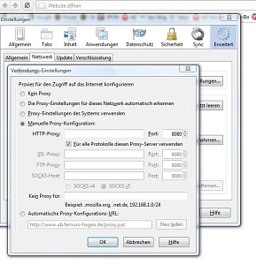 proxy-firefox Proxy Einstellungen Firefox